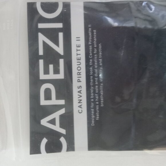 Capezio Pirouette II Canvas Dance Shoes Nude Size S H061 Sz 6-7 NEW - Picture 3 of 15